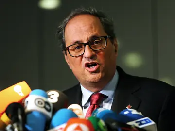 El presidente de la Generalitat de Cataluña, Quim Torra El presidente de la Generalitat de Cataluña, Quim Torra