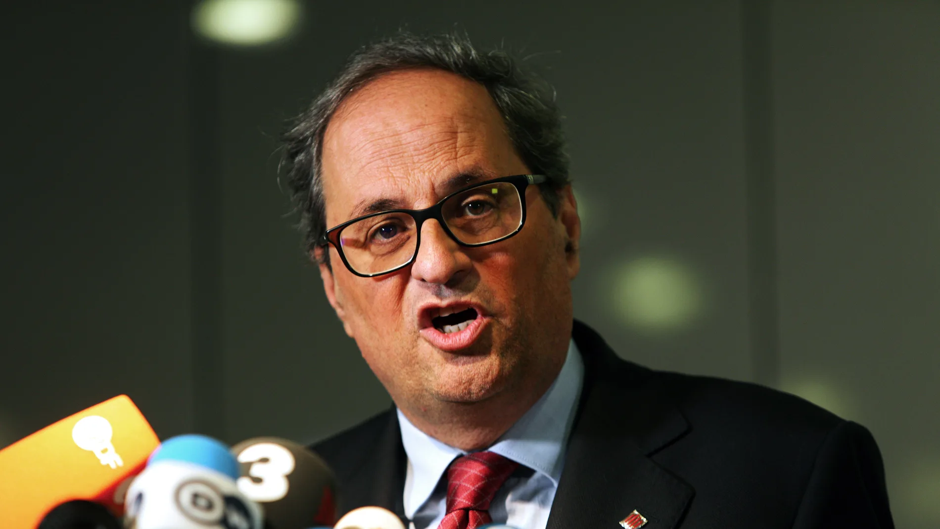 El presidente de la Generalitat de Cataluña, Quim Torra El presidente de la Generalitat de Cataluña, Quim Torra