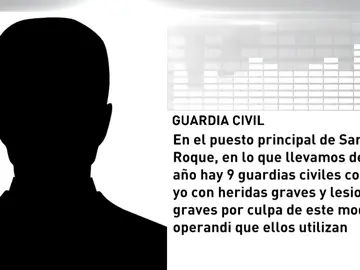 El relato de un guardia civil que fue agredido por narcotraficantes El relato de un guardia civil que fue agredido por narcotraficantes