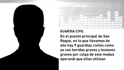 El relato de un guardia civil que fue agredido por narcotraficantes El relato de un guardia civil que fue agredido por narcotraficantes