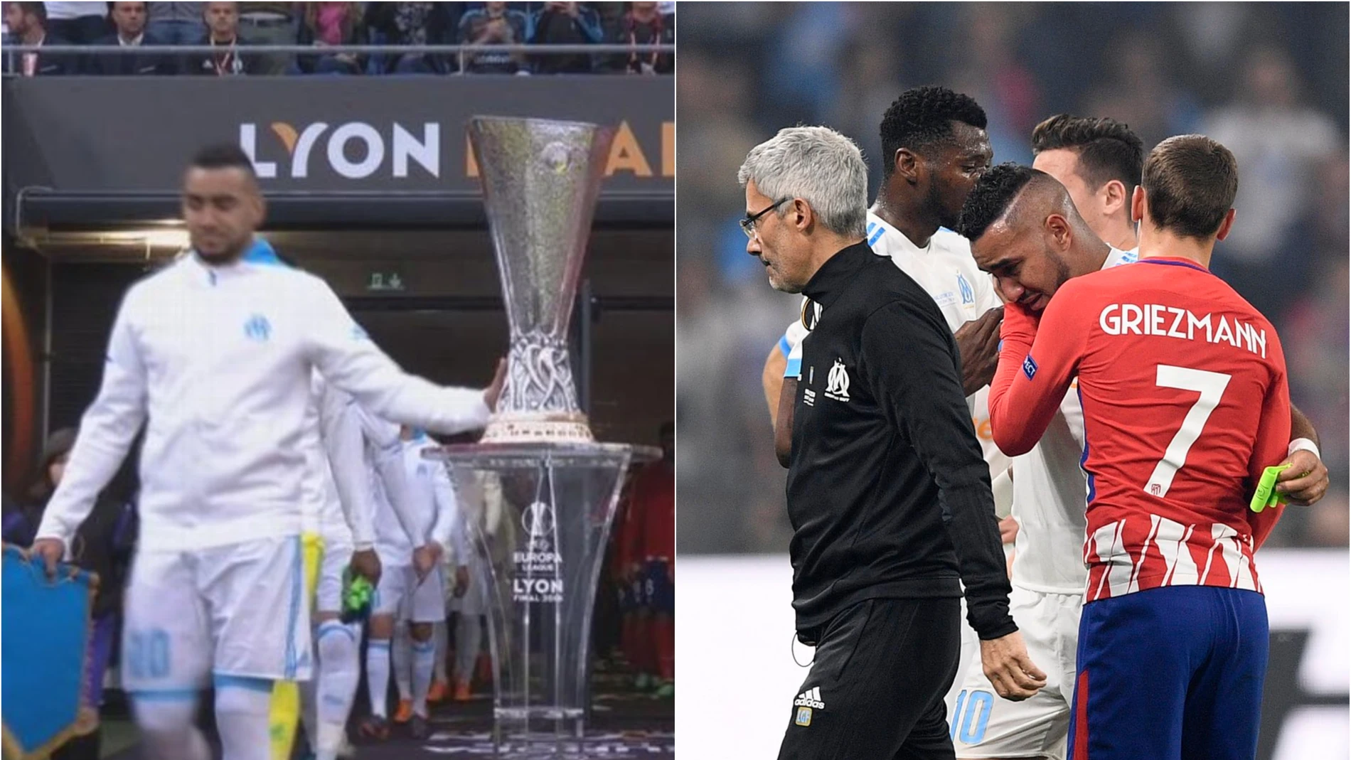 Payet tocó la Copa y se lesionó a la media hora del partido Payet tocó la Copa y se lesionó a la media hora del partido