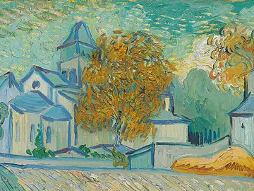 'Vue de l'asile', de Van Gogh 'Vue de l'asile', de Van Gogh