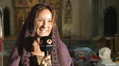 Nathalie Poza, con la piel de gallina: 