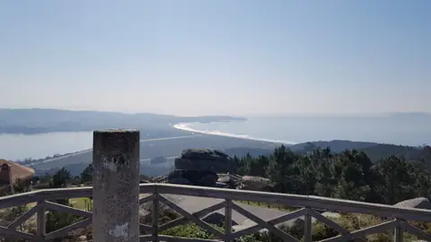 Vista de A Lanzada desde el mirador de Siradella (O Grove) Rías Baixas Fest