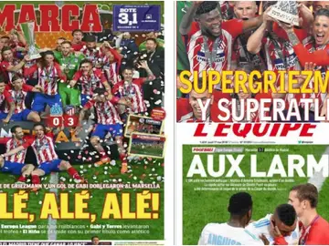 El título de la Europa League copa las portadas de la prensa El título de la Europa League copa las portadas de la prensa