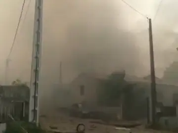 Una pirotecnia de Pontevedra registra una fuerte explosión Una pirotecnia de Pontevedra registra una fuerte explosión