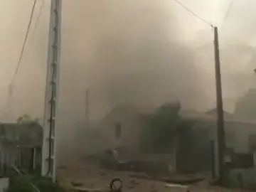 Una pirotecnia de Pontevedra registra una fuerte explosión Una pirotecnia de Pontevedra registra una fuerte explosión