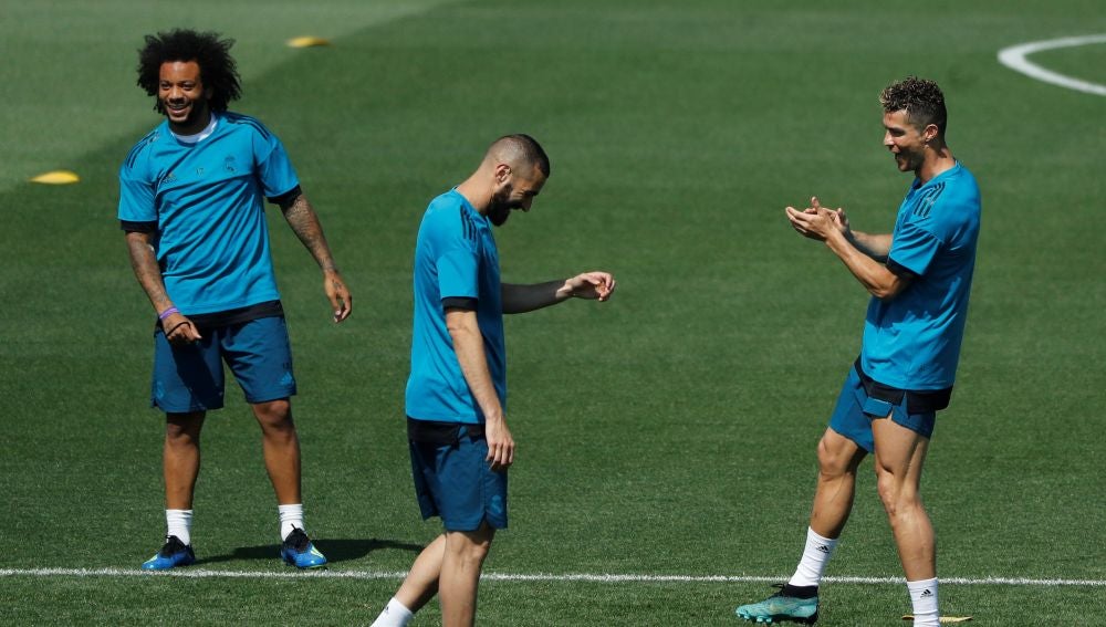 Karim Benzema, en Valdebebas