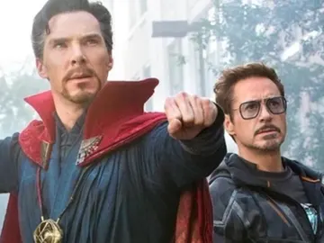 Doctor Extraño y Iron Man en 'Vengadores: Infinity War' Doctor Extraño y Iron Man en 'Vengadores: Infinity War'