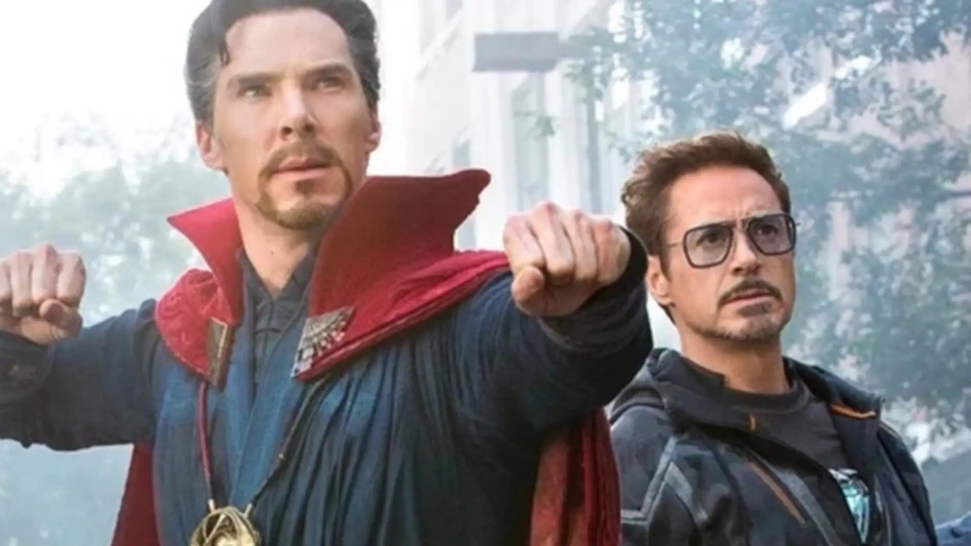 Doctor Extraño y Iron Man en 'Vengadores: Infinity War'