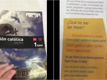 El sentimiento del Atlético, en un libro de religión El sentimiento del Atlético, en un libro de religión