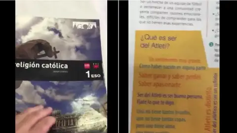 El sentimiento del Atlético, en un libro de religión El sentimiento del Atlético, en un libro de religión