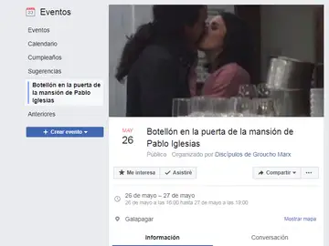 'Botellón' en el chalet de Iglesias y Montero 'Botellón' en el chalet de Iglesias y Montero