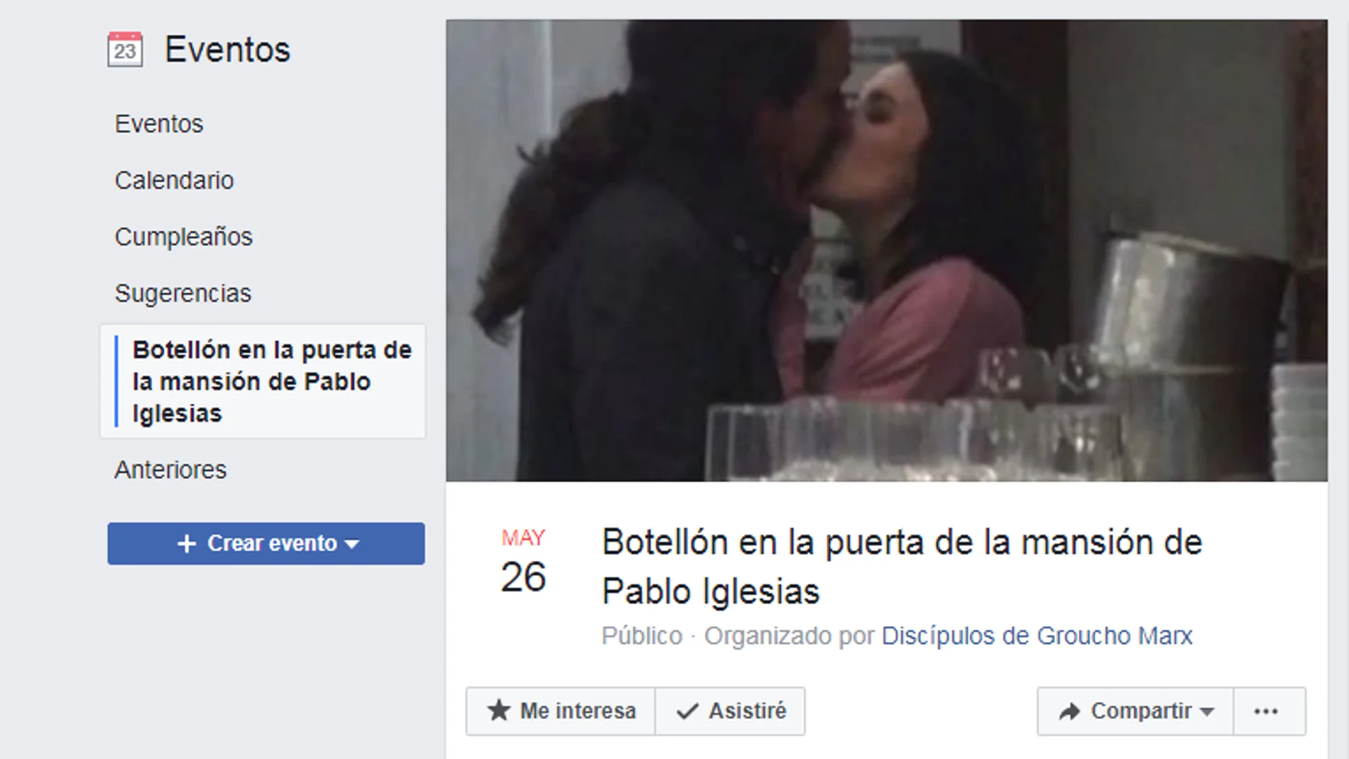 'Botellón' en el chalet de Iglesias y Montero 'Botellón' en el chalet de Iglesias y Montero