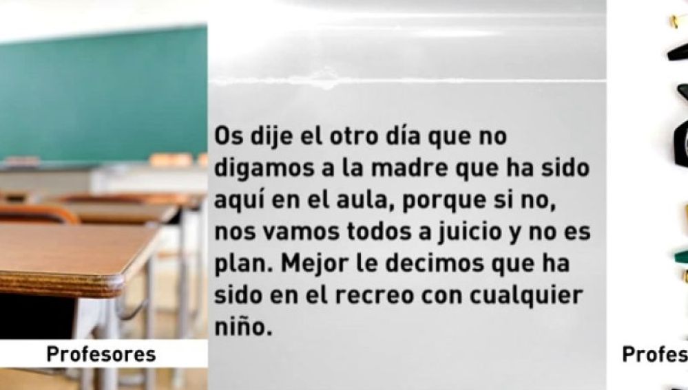 Audios de los profesores del colegio de Cáceres