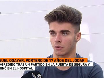 El portero de 17 años del Jódar, agredido tras un partido: "No me mataron de milagro"