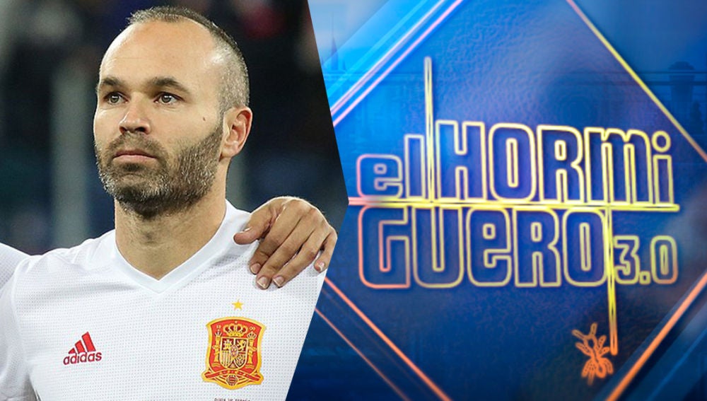 El futbolista más querido de nuestro país, Andrés Iniesta, estará por primera vez en 'El Hormiguero 3.0'