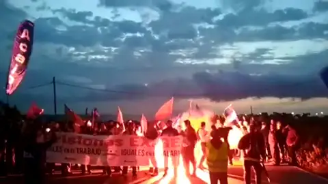 Protesta de funcionarios de prisiones bloquea actividad cárceles de Cádiz Protesta de funcionarios de prisiones bloquea actividad cárceles de Cádiz