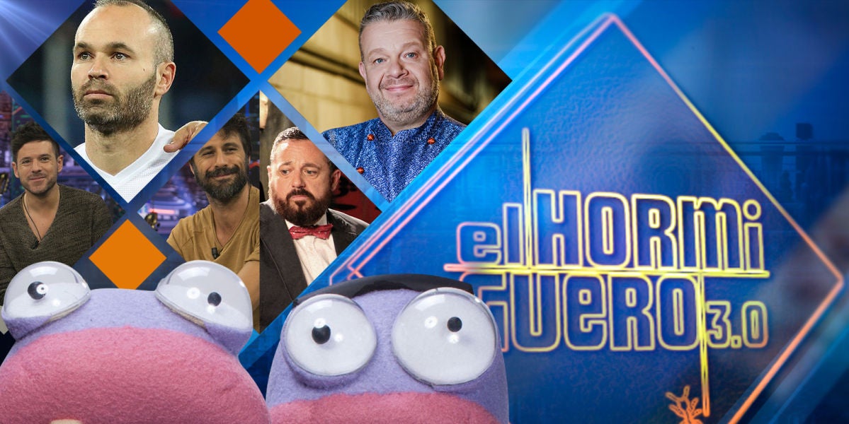 Alberto Chicote, Andrés Iniesta, Hugo Silva y Pepón Nieto y Pablo López se divertirán la próxima semana en 'El Hormiguero 3.0'
