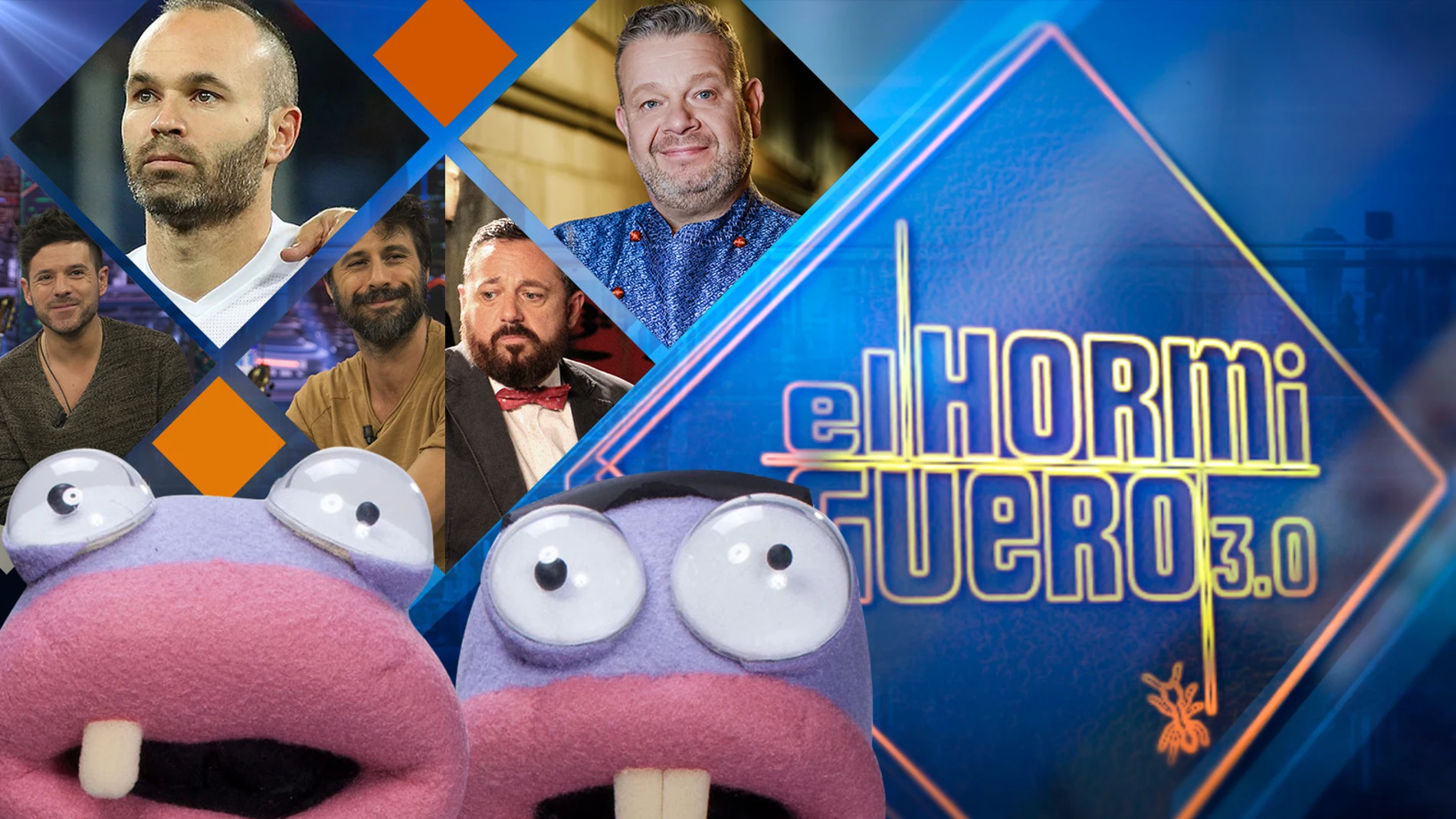 Alberto Chicote, Andrés Iniesta, Hugo Silva y Pepón Nieto y Pablo López se divertirán la próxima semana en 'El Hormiguero 3.0'