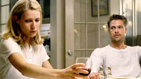 Gwyneth Paltrow y Brad Pitt en 'Seven' Gwyneth Paltrow y Brad Pitt en 'Seven'