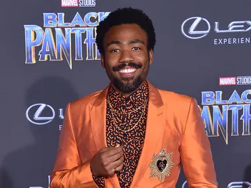 Donald Glover en la premiere de 'Black Panther' Donald Glover en la premiere de 'Black Panther'