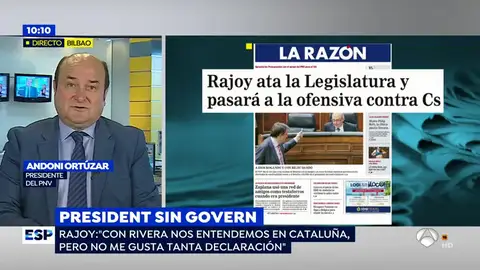 Uno de los argumentos de PNV para aprobar los Presupuestos era evitar elecciones anticipadas: "No vamos a hacer nada por favorecer a Rivera" Uno de los argumentos de PNV para aprobar los Presupuestos era evitar elecciones anticipadas: "No vamos a hacer nada por favorecer a Rivera"