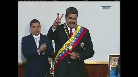 Maduro jura como presidente de Venezuela hasta 2025 Maduro jura como presidente de Venezuela hasta 2025