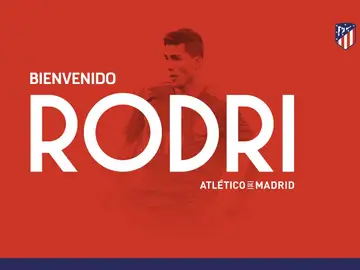 Rodri ficha por el Atlético de Madrid Rodri ficha por el Atlético de Madrid