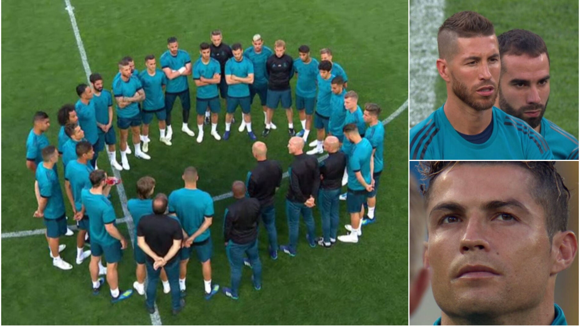 La charla del Real Madrid en Kiev antes de la final de Champions