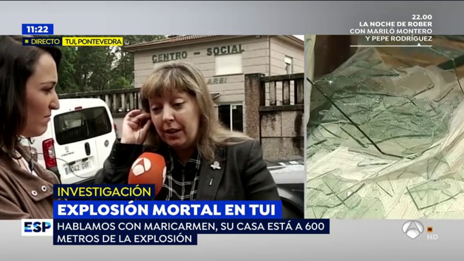 Los vecinos de Tui, conmocionados tras la explosión del almacén de pirotecnia: 