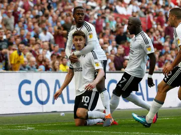 Tom Cairney celebra su gol ante el Aston Villa Tom Cairney celebra su gol ante el Aston Villa
