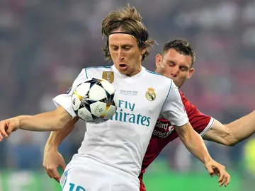 Luka Modric durante la Final de la Champions Luka Modric durante la Final de la Champions