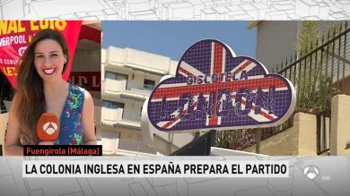 La colonia inglesa en España se prepara para ver la final de Champions