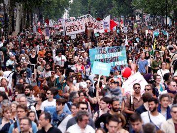 Protestas en Francia contra las políticas de Macron