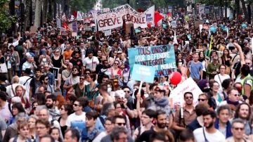 Protestas en Francia contra las políticas de Macron