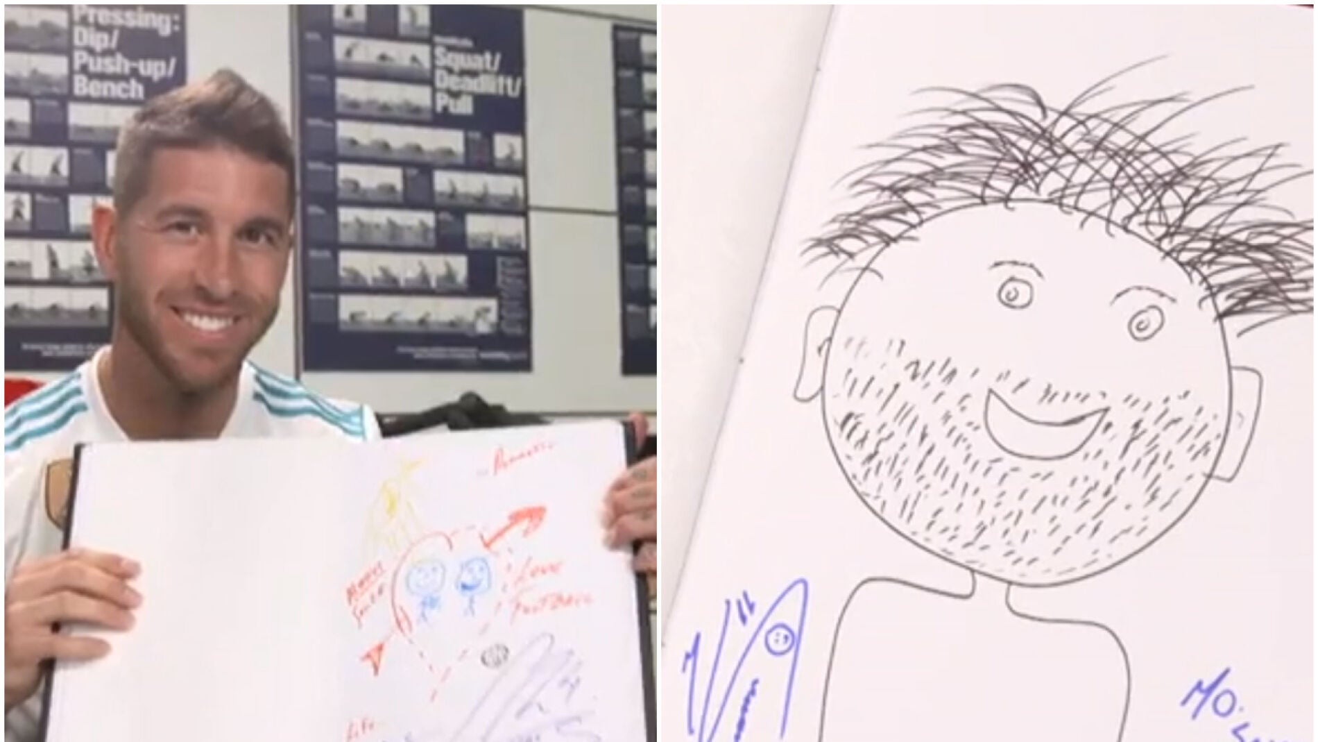 Los dibujos de los finalistas de la Champions de s&iacute; mismos