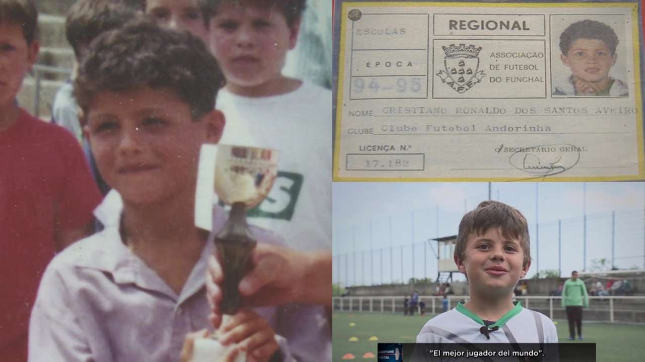 Los orígenes de Cristiano Ronaldo en el Andorinha de Madeira: Todos los  niños que vienen sueñan ser como él