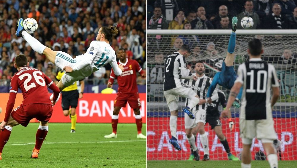 La chilena de Bale y la de Cristiano Ronaldo