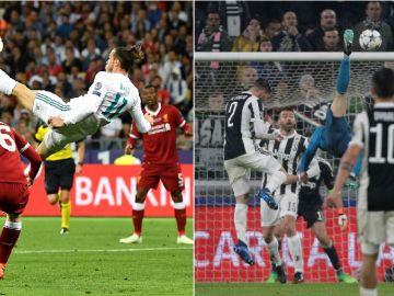 La chilena de Bale y la de Cristiano Ronaldo