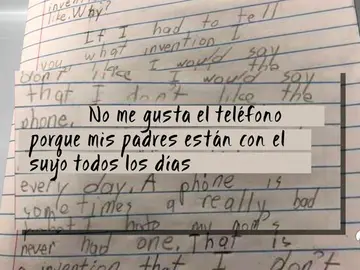 La carta de un niño de 8 años contra el móvil de su madre La carta de un niño de 8 años contra el móvil de su madre
