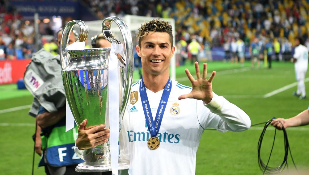 Cristiano Ronaldo celebra su quinta Champions