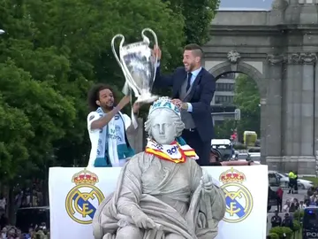 Marcelo y Ramos, en la Cibeles Marcelo y Ramos, en la Cibeles