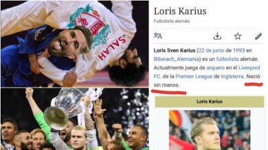 Los 'memes' de la final de la Champions League se ceban con Karius y la 'llave' de Ramos a Salah