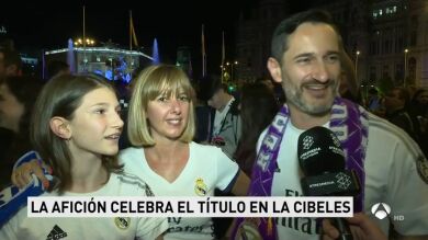 La afición del Real Madrid, eufórica: 