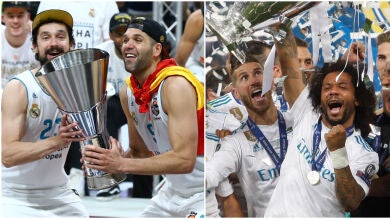 El Real Madrid, primer club de la historia en ganar Champions y Euroliga en la misma temporada