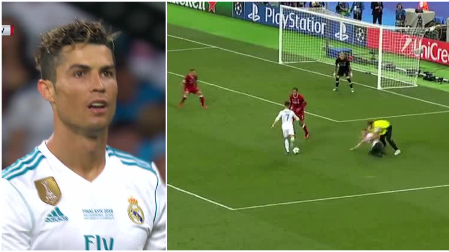 Un espont&aacute;neo aparece en la final de la Champions