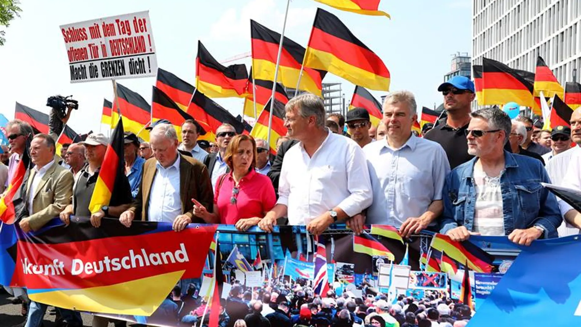 Manifestación de la ultraderechista Alternativa para Alemania Manifestación de la ultraderechista Alternativa para Alemania
