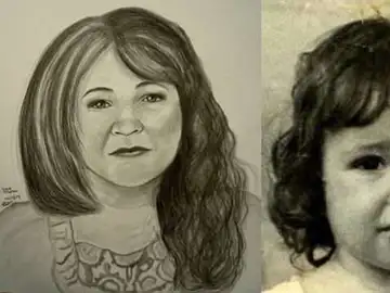 Imagen de Diane cuando desapareció y el aspecto que tendría ahora Imagen de Diane cuando desapareció y el aspecto que tendría ahora