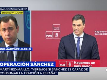 Maillo, sobre la búsqueda de apoyos socialista para la moción de censura: "A Pedro Sánchez sólo le falta ir a Berlín a ver a Puigdemont"